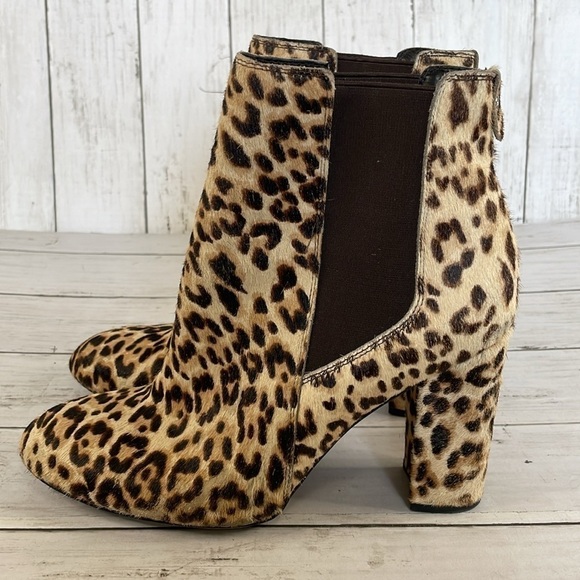 Sam Edelman Cheetah Print Heeled Ankle Bootie - Picture 11 of 15